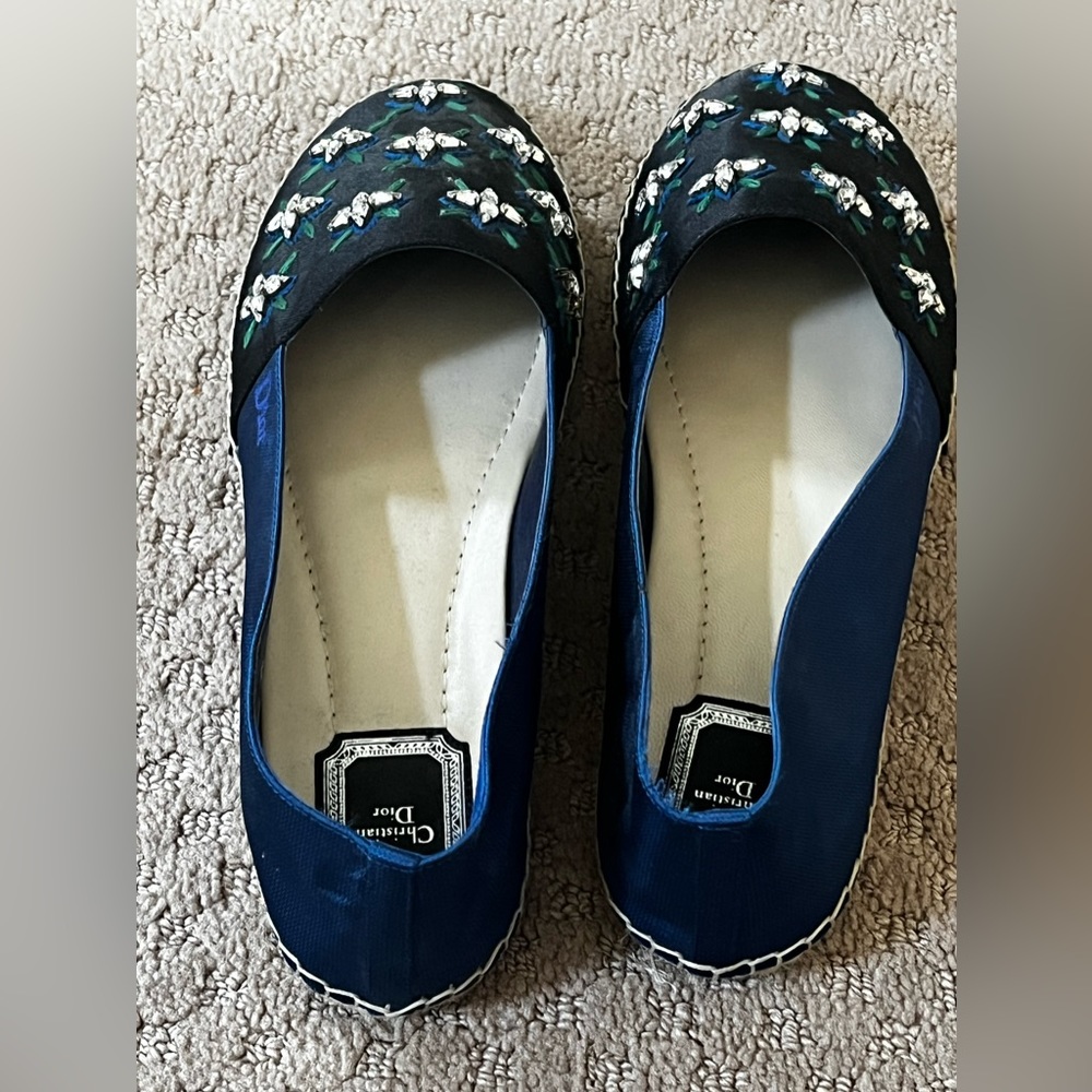 Christian Dior Embellished Espadrilles 38.5 NWD - Picture 5 of 9